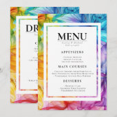 MENU + BOISSONS Fleur Éthérée (Devant / Derrière)