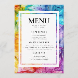 MENU + BOISSONS Fleur Éthérée