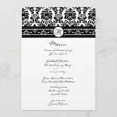 menu Borden zwart-wit (Voorkant)