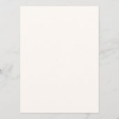 Menu Bordure de nœud floral élégant minimal  (Dos)