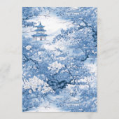 Menu Bordure décorative Chinoiserie Motif Rev ID1094 (Dos)