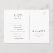 Menu botanique de fêtes | Choix de menu Champagne  (Dos)