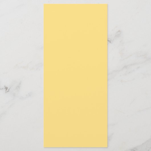 Menu Botanique orange jaune rose Mariage (Dos)