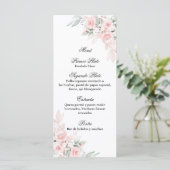 Menu bouquet rose pour quinceañera (Debout devant)