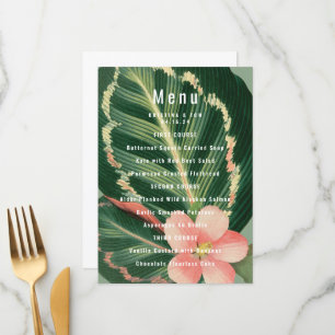 Menu Bouquet Tropical