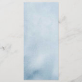 Menu Bow Fête des mariées Chinoiserie d'hiver (Dos)