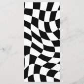 Menu Bow Whimsical Quirky Main Draw Bow Anniversaire (Dos)