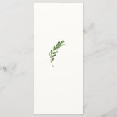 Menu Branche d'Olivier (Dos)