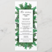 Menu Branches de l'arbre d'hiver Mariage photo (Devant)
