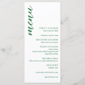 Menu Branches de pin des bois (Devant)