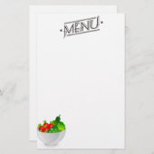 Menu Briefpapier (Voorkant / Achterkant)