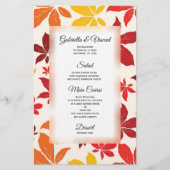 Menu BrightStor Leaves Weddenschap (Voorkant)