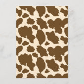 Menu Brospots Cow Print Farm Animals (Devant)