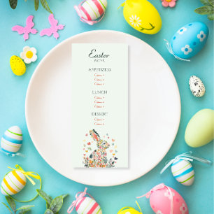 Menu Brunch Bunny du jardin de printemps