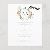 Menu Budget/Mariage/Plat. (Devant)