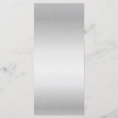 Menu Buffet Mariage Argent (Dos)