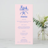 Menu Buffet Whimsical Table Doodle Croquis Moderne PERS (Debout devant)