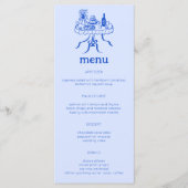 Menu Buffet Whimsical Table Doodle Croquis Moderne PERS (Devant)