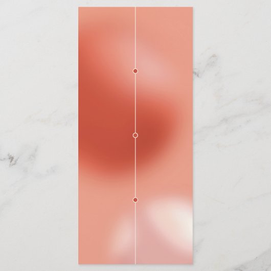 Menu Bulles d'amour : Mariage compact (Dos)