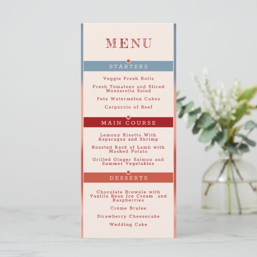 Menu Bulles d'amour : Mariage compact (Debout devant)