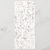 Menu Cactus & Succulents Terrarium géométrique Dîner dî (Dos)