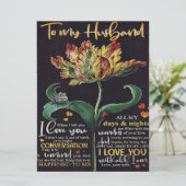 Menu Cadeau customisé pour mari | Meilleur cadeau pour (Debout devant)