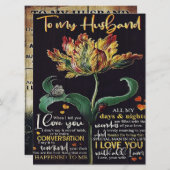 Menu Cadeau customisé pour mari | Meilleur cadeau pour (Devant / Derrière)