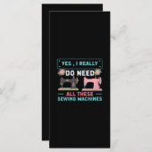 Menu Cadeau Quilter | Oui J'ai vraiment besoin (Devant / Derrière)