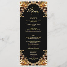 Menu Cadre Doré