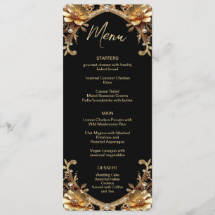 Menu Cadre Doré