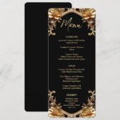 Menu Cadre Doré (Devant / Derrière)