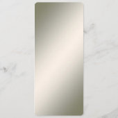 Menu Cadre Floral Blanc Orné (Dos)