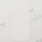 Menu Cadre géométrique Or Simplement Élégant Neutre (Dos)
