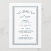 Menu Cadre Grec Bleu Poussiéreux (Devant)