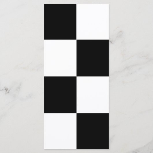 Menu Cadre noir simple (Dos)