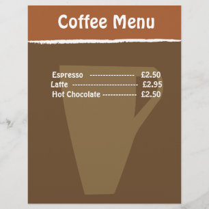 Menu Café