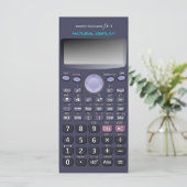 Menu Calculatrice scientifique (Debout devant)