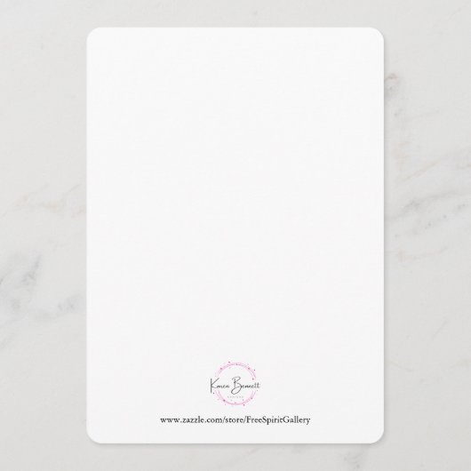 Menu Calendrier de mars autonome Kitty Chat Splash Art (Dos)