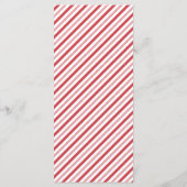 Menu Canneberges rouges de Noël Fête de famille (Dos)