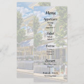 Menu Cape May NJ – Restaurant sur Jackson Street (Devant / Derrière)