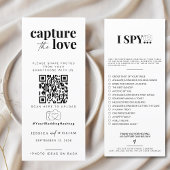 Menu Capturer l'amour Photo I Spy Mariage Jeu de récupé