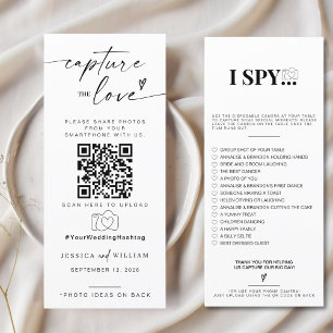 Menu Capturer l'amour Photo I Spy Mariage Jeu de récupé