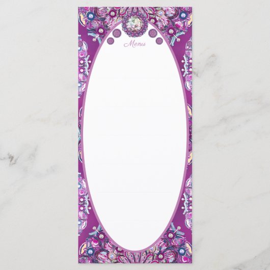 Menu Cardinal Red Rosace (Devant)