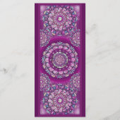 Menu Cardinal Red Rosace (Dos)