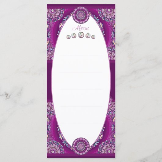 Menu Cardinal Red Rosace (Devant)