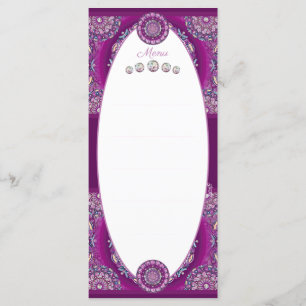 Menu Cardinal Red Rosace