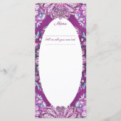 Menu Cardinal rouge Rosace (Devant)