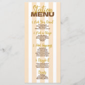 Menu Célébration de la fête des pères avec des donuts a (Dos)