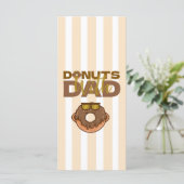 Menu Célébration de la fête des pères avec des donuts a (Debout devant)