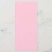 Menu Céleste rose violet soleil Lune étoiles Mariage (Dos)